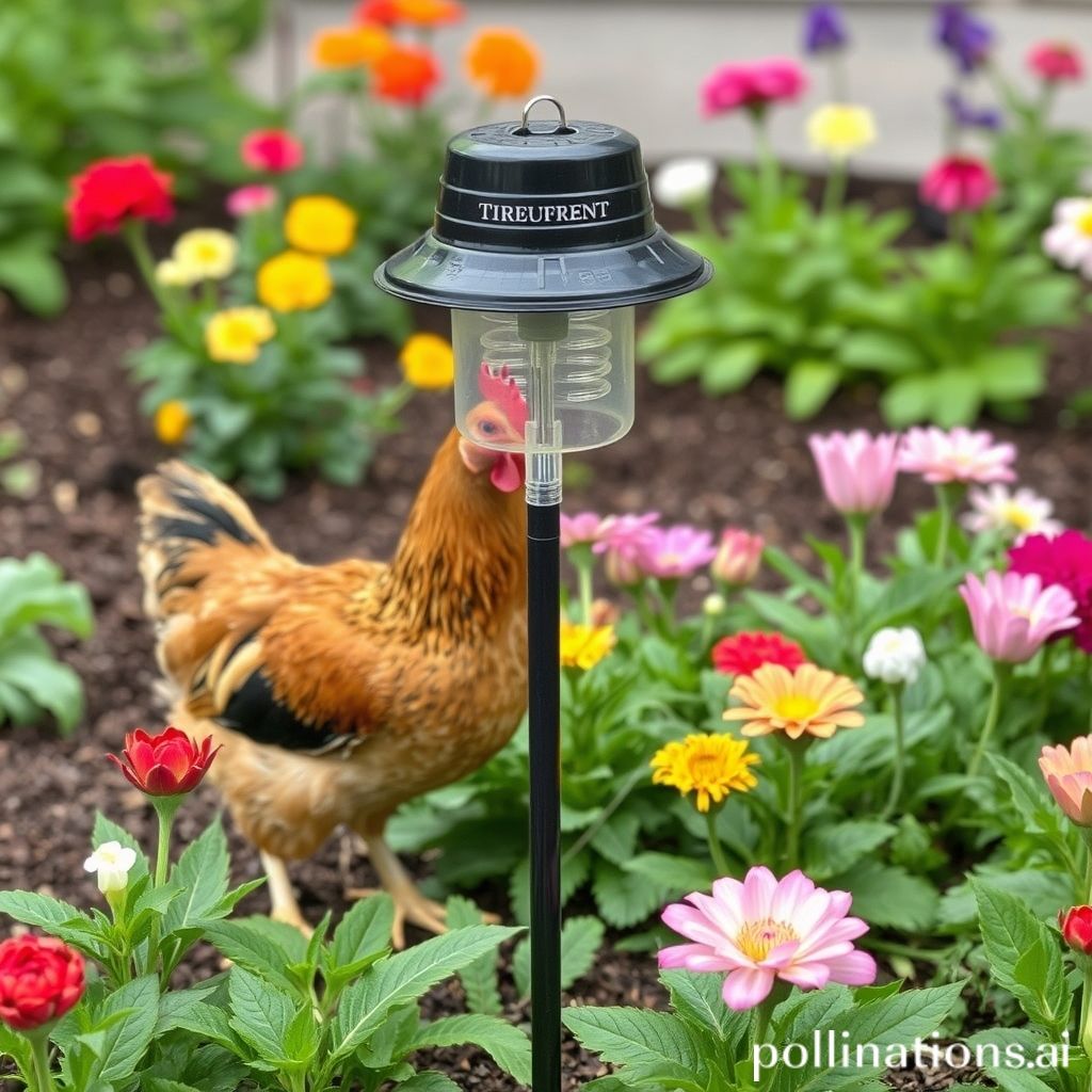 How To Deter Chickens From Flower Beds?